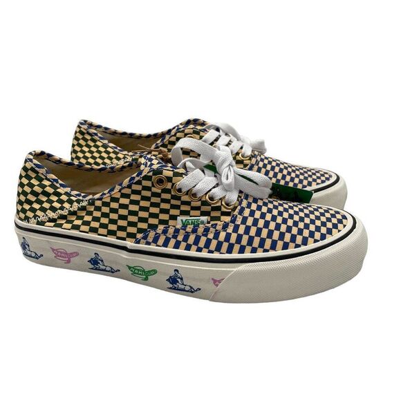 Vans X Mami Wata VR3 Cush Checkerboard Cream Skater Sneakers Men 7.5 Limited - Picture 2 of 14